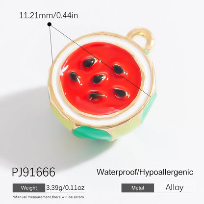 Alloy Pendant Necklace Trendy Fruit Design Handmade DIY Jewelry