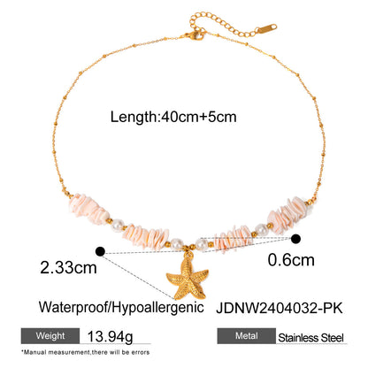 Pearl Shell Pendant Cute Necklace