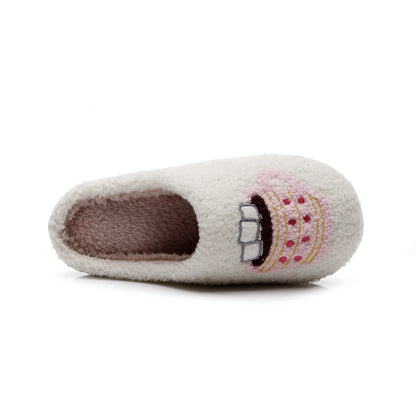 Cute Thicken Fleece Non-Slip Indoor Slippers