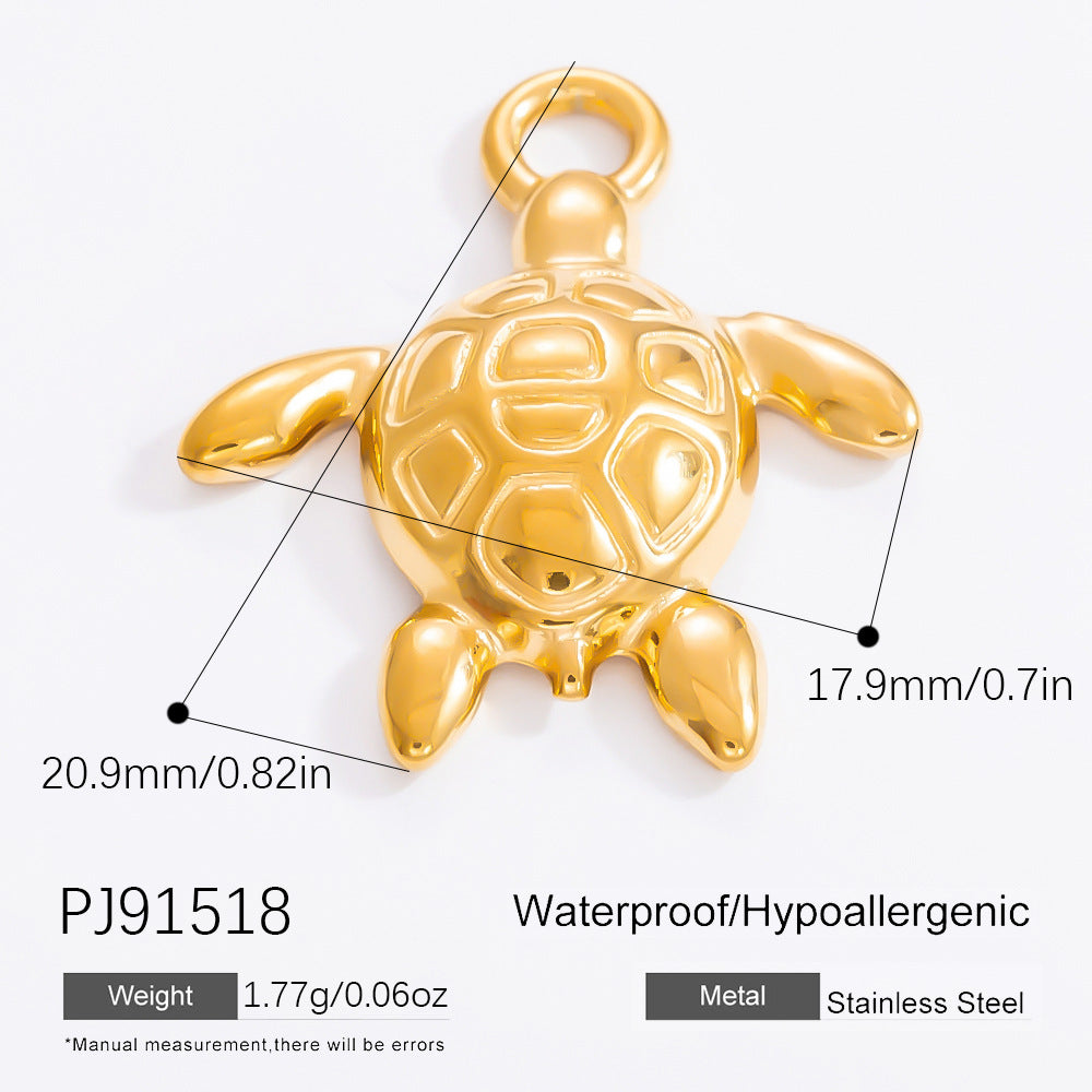 DIY Starfish Pendant Bracelet Necklace Stainless Steel Jewelry Accessories