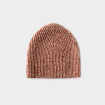 Solid Color Wool Blend Knit Beanie for Men and Women