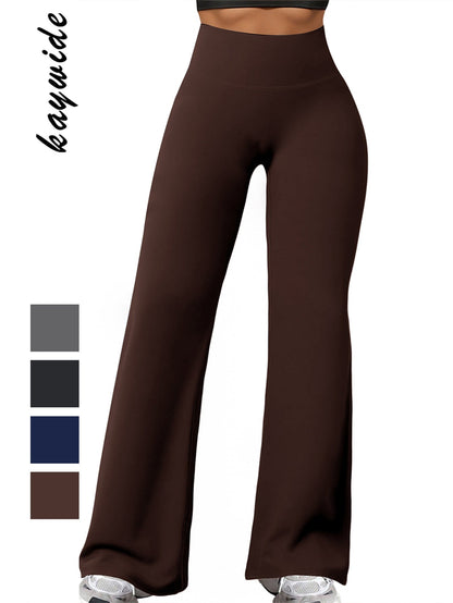 Y2K Straight-Leg Yoga Pants Comfortable Casual Trousers for Women