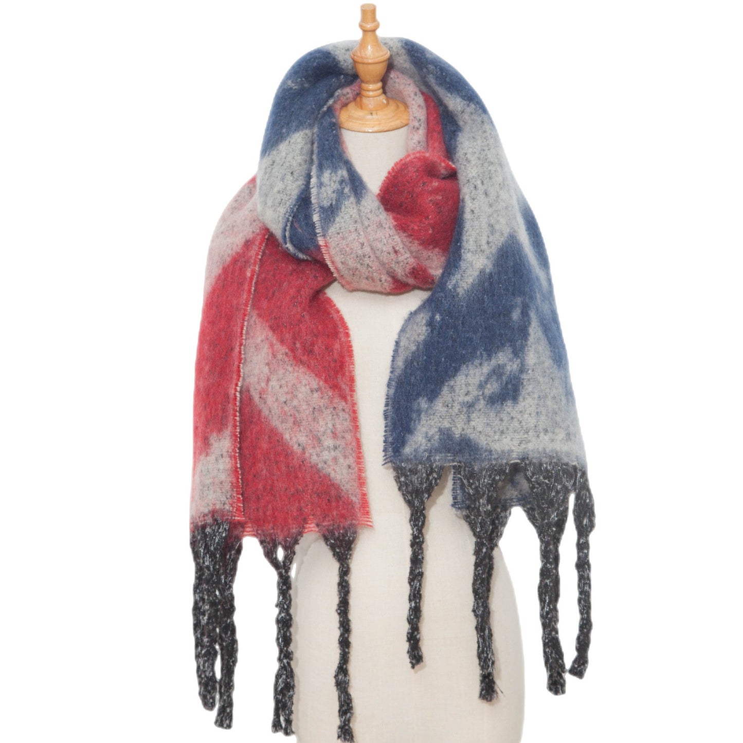 Patchwork Color Star Print Scarves