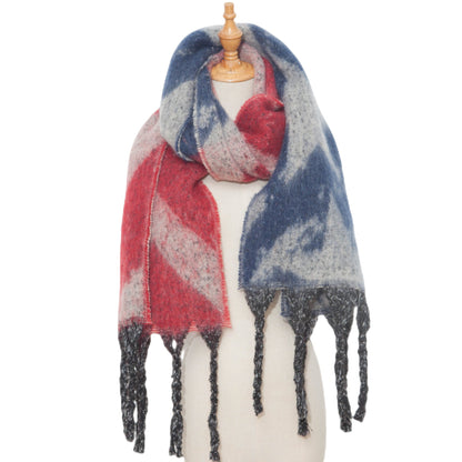 Patchwork Color Star Print Scarves