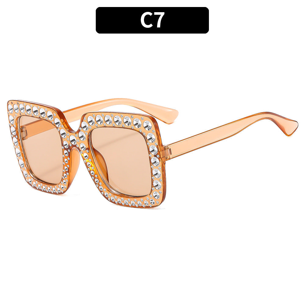 Bling Round Sunglasses for Kids Stylish UV400 Beach Sunglasses