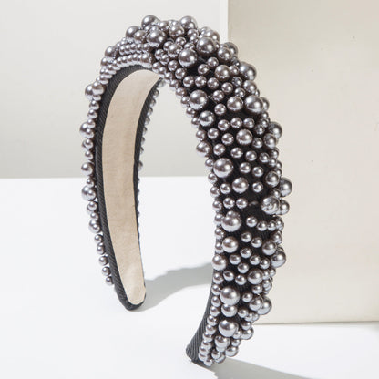 Baroque Pearl Headband Handmade Cute Hair Accessory
