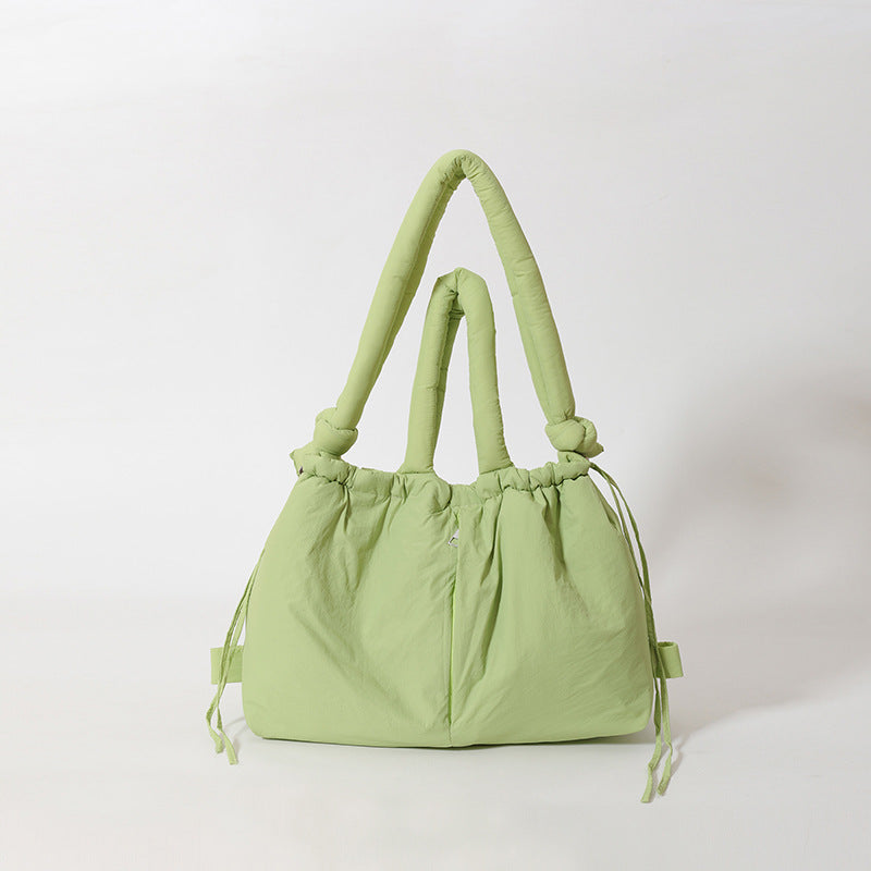 Large Capacity Nylon Tote Bag Stylish Casual Shoulder Bag