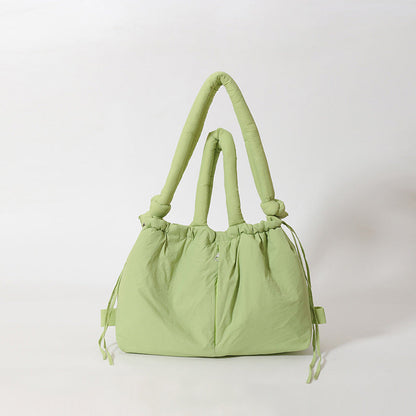 Large Capacity Nylon Tote Bag Stylish Casual Shoulder Bag