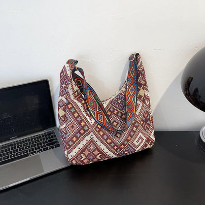 Canvas Tote Bag For Women Trendy Casual Multi-Purpose Crossbody Bag