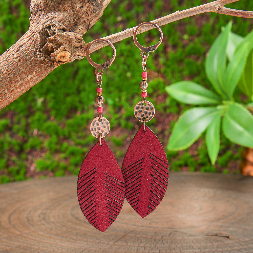 Bohemian Colorful Drop Oil Earrings Stylish Accessories
