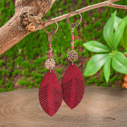 Bohemian Colorful Drop Oil Earrings Stylish Accessories