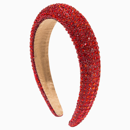 Sparkling Rhinestone Foam Headband for Women Glittering Party Accessory