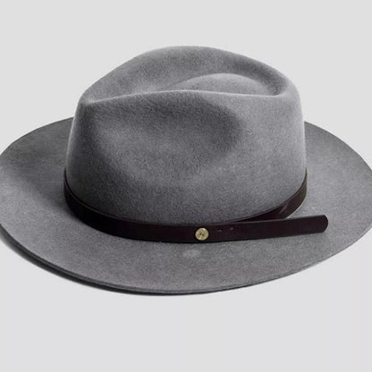 Men's Jazz Hat Wool Fedora Warm Adjustable Style