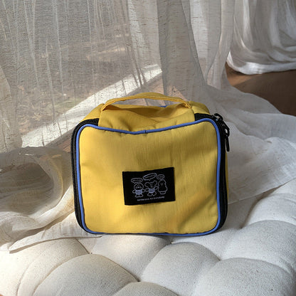 Large Capacity Nylon Travel Makeup Bag Portable Toiletry Organizer