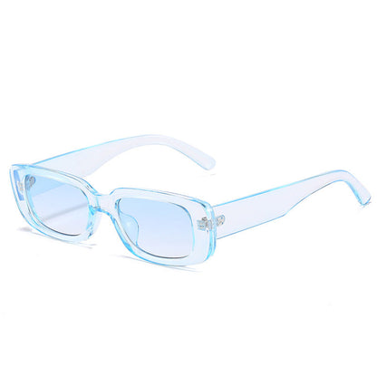 Trendy Square Sunglasses Stylish Black Frame Glasses