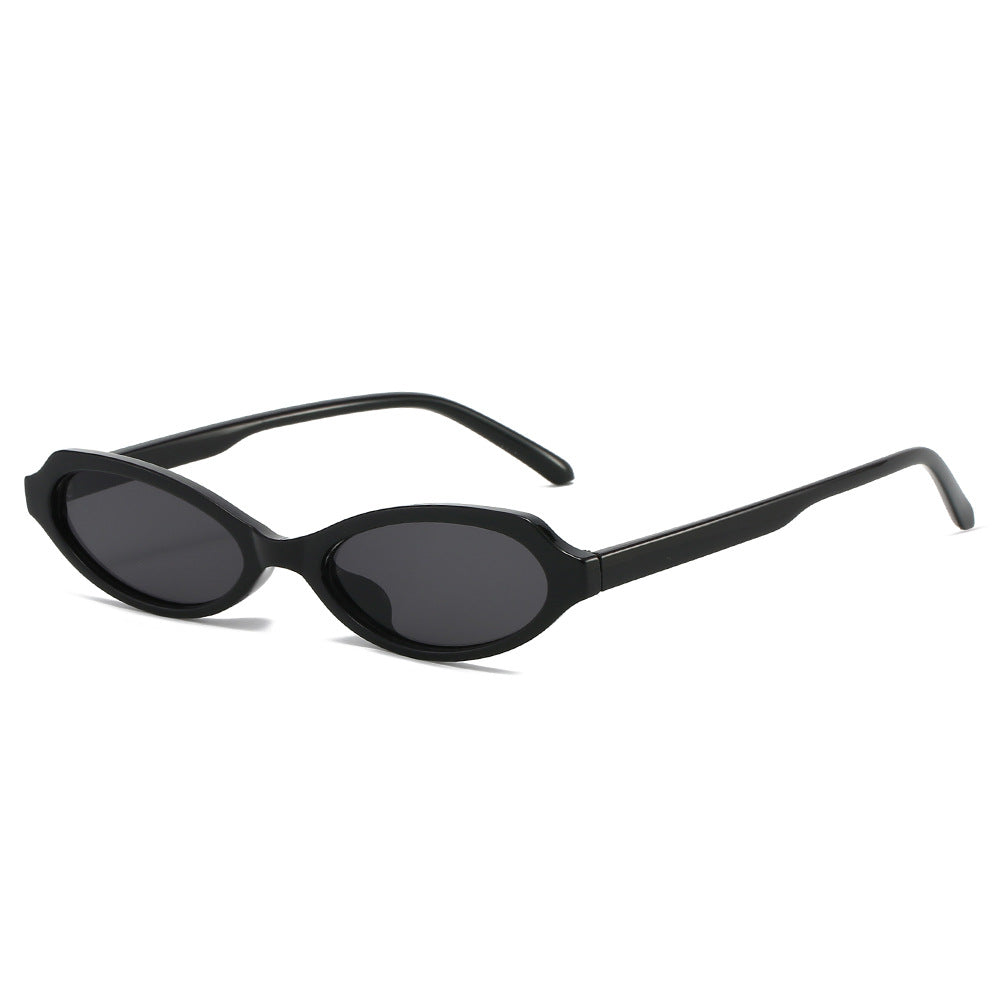 Trendy Oval Sunglasses Non-Polarized UV400 Protection for Fashion and Outdoor Activities