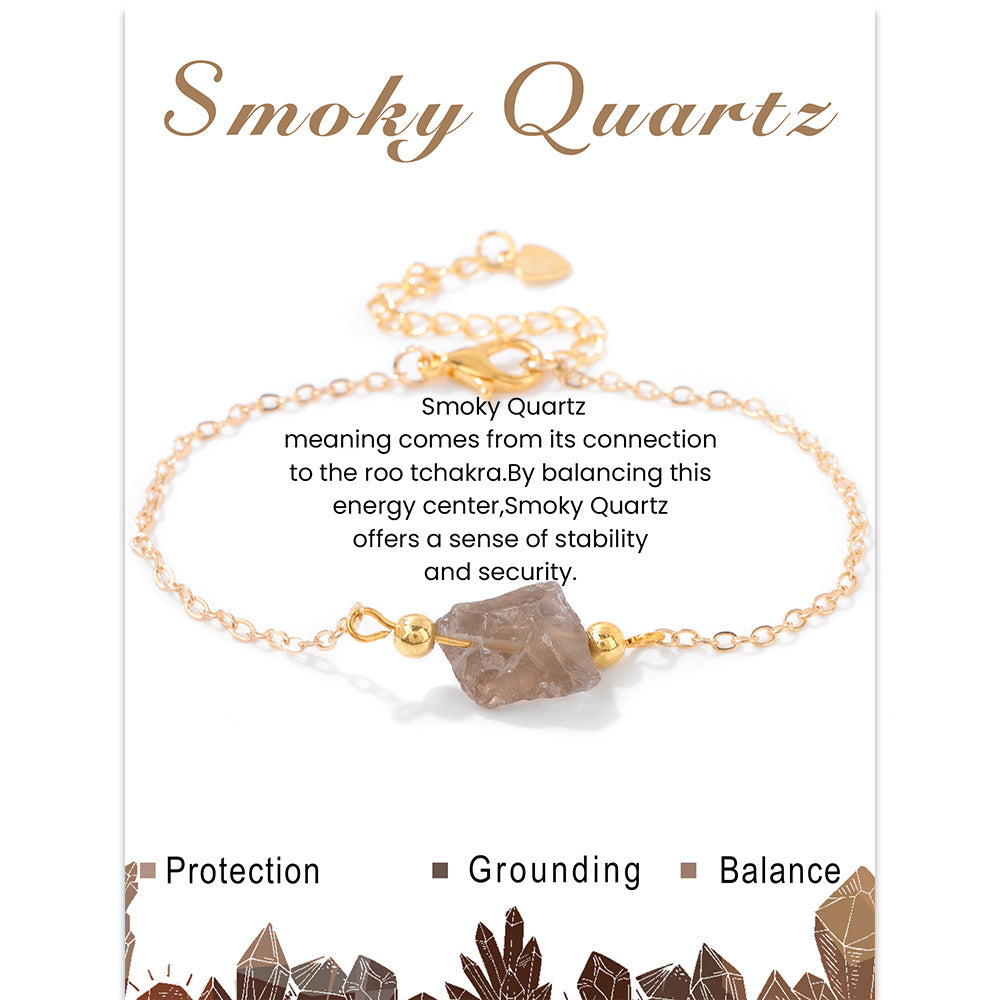 Elegant Irregular Stone Simple Beaded Bracelets