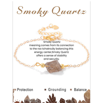 Elegant Irregular Stone Simple Beaded Bracelets