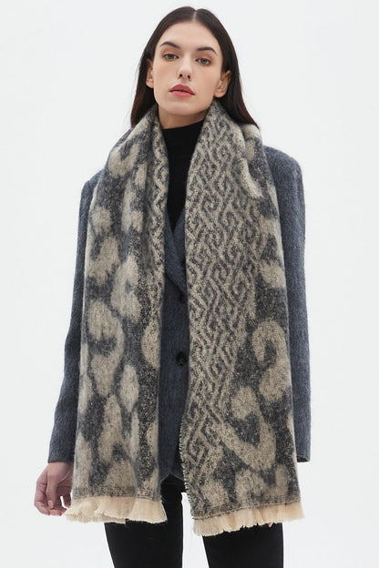 Vintage Leopard Print Soft Scarves