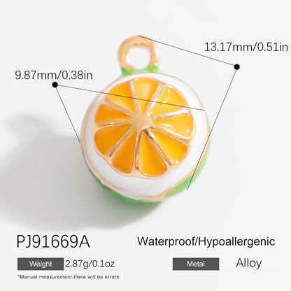 Alloy Pendant Necklace Trendy Fruit Design Handmade DIY Jewelry