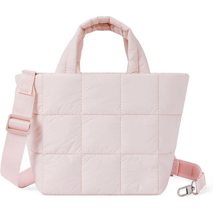 Soft Quilted Nylon Lightweight Shoulder Bag