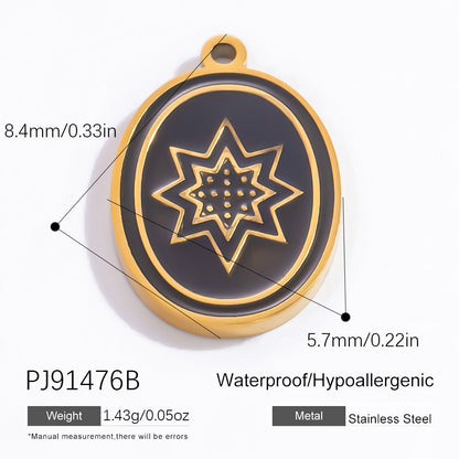 Minimalist DIY Jewelry Accessories Stainless Steel Necklace Pendant