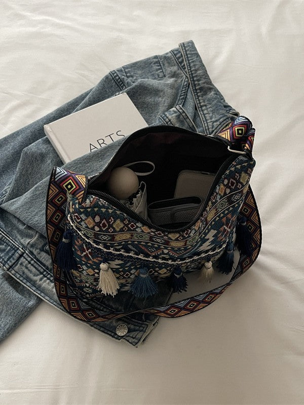 Minimalist Bohemian Fringe Shoulder Bag