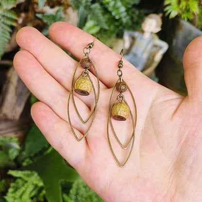 Vintage Bohemian Waterdrop Dangle Earrings for Women