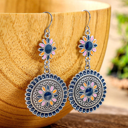Trendy European & American Long Geometric Drop Earrings