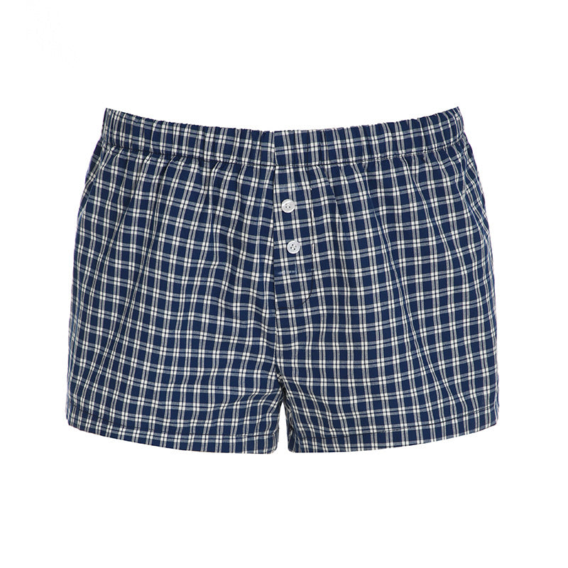 Simple Striped Spaghetti Strap Shorts Set