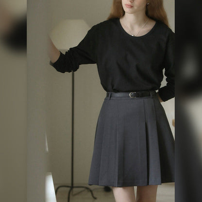 Casual Solid Cotton T-Shirt Relaxed Fit for Women