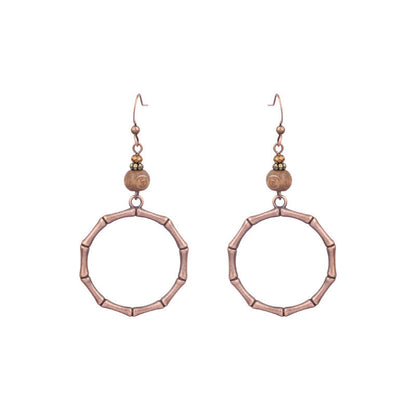 Trendy Vintage Boho Tassel Earrings Alloy Drop Dangle Jewelry Set