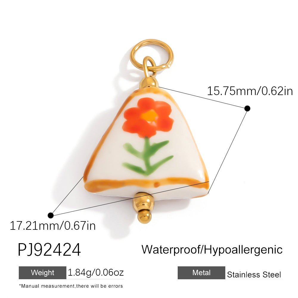 Stylish Floral Stainless Steel Necklace for Women