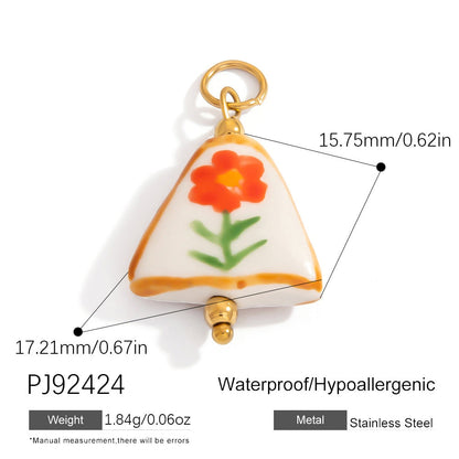 Stylish Floral Stainless Steel Necklace for Women