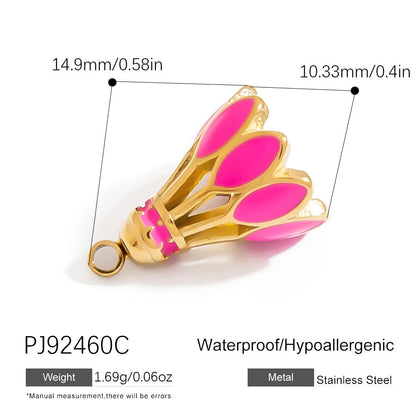 Stainless Steel DIY Sports Jewelry Accessories Keychain Pendant