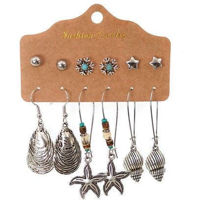 Bohemian Vintage Hollow Circle Earrings for Women