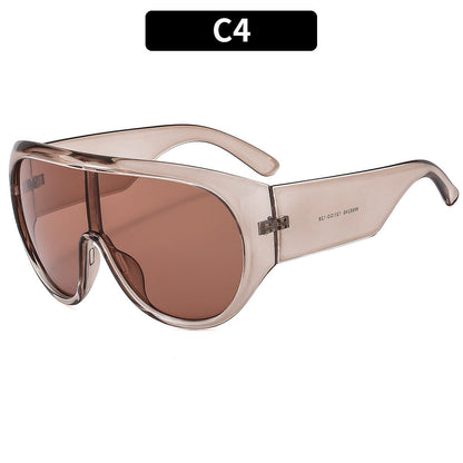 Large Frame Sports Sunglasses Fashionable Unisex Sunglasses