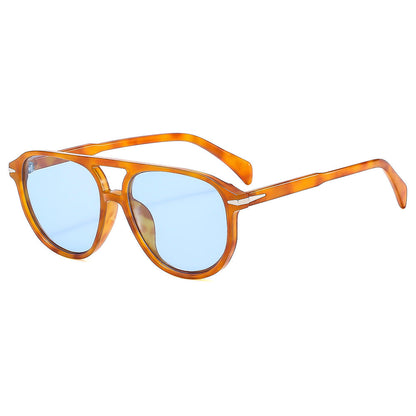 Trendy Oval Frame Sunglasses for Men and Women