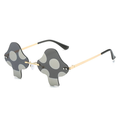 Trendy Mushroom Shaped Sunglasses | UV400 Protection | Fashion Statement
