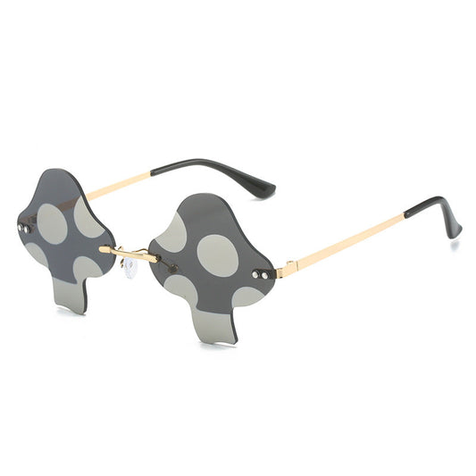 Trendy Mushroom Shaped Sunglasses | UV400 Protection | Fashion Statement