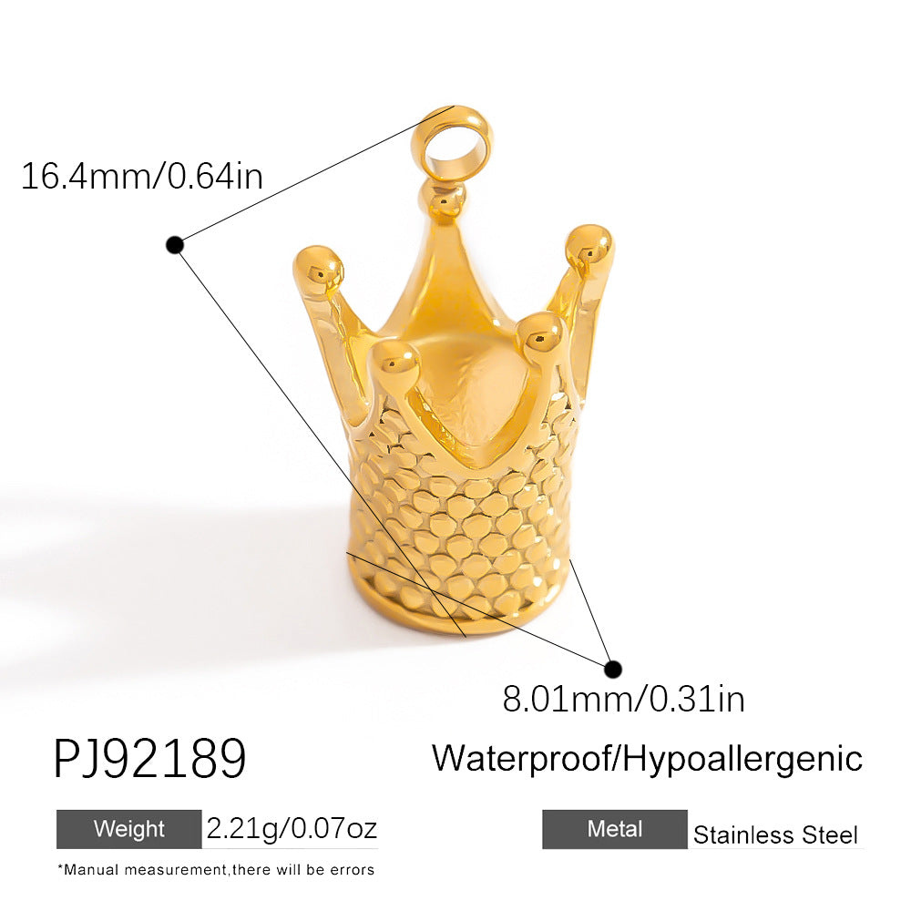 Luxury Stainless Steel Jewelry Accessories Elegant Heart-Shaped Stones