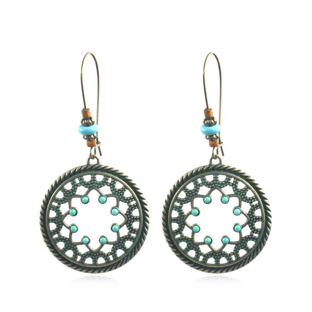 Bohemian Hippie Style Statement Dangle Earrings
