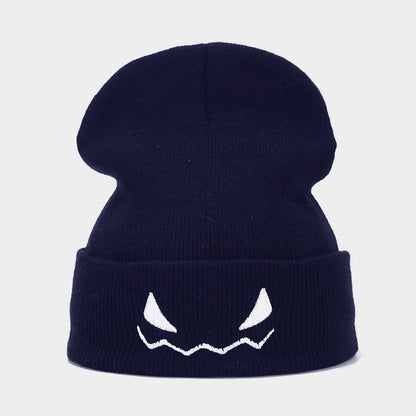 Funny Halloween Pumpkin Winter Warm Beanie Hat