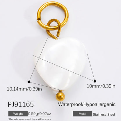 Trendy DIY Jewelry Accessories Heart Shaped Pendant Necklace and Bracelet Set