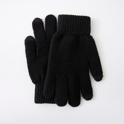 Touchscreen Winter Knitted Gloves Thicker Casual Insulated
