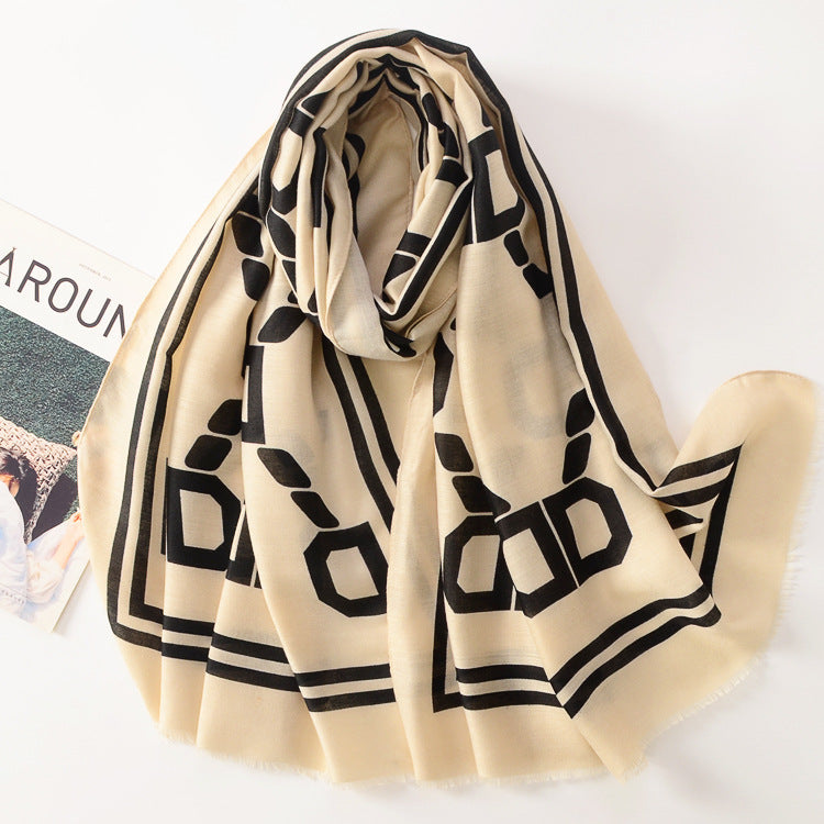 Scarvii - Letter D Long Scarf
