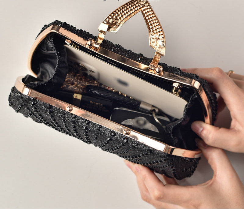 Rhinestone Evening Clutch Luxury Party Bag