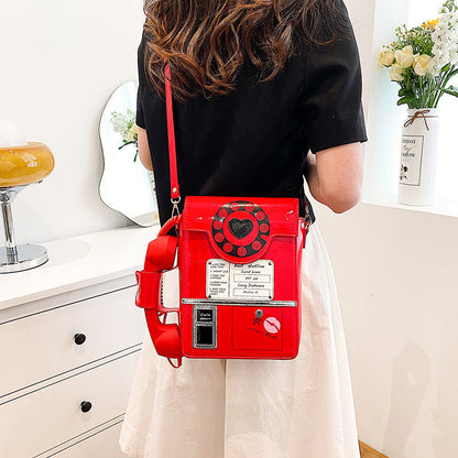 Creative Cartoon Crossbody Bag Simulated Phone Design