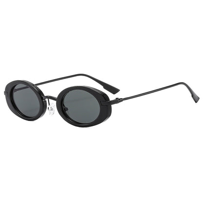 Retro Oval UV400 Women's Sunglasses Trendy Outdoor Eyewear