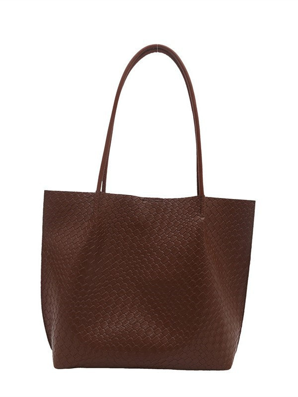 Fashionable Two-Piece Shoulder Bag Set Stylish Tote Bag for Women